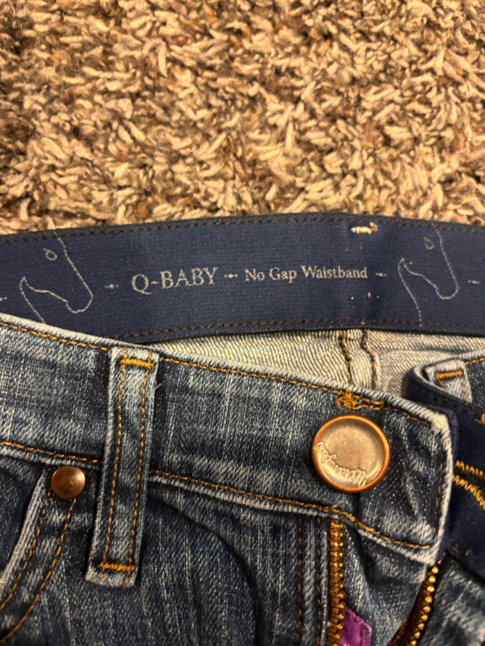 Wrangler QBaby Women's Mid Wash Blue Bootcut Jeans - Picture 5 of 6